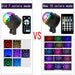 4w 15 Colours Sound Activated Crystal Magic Ball Rgb Led
