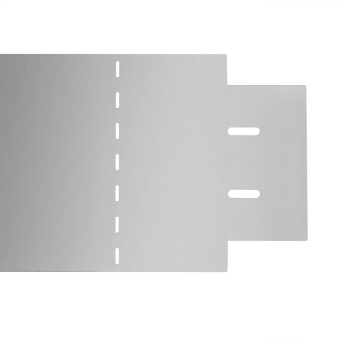 Set of 15 Flexible Lawn Fence Galvanised Steel 100 x 14 Cm