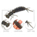 15 Piece 8 Colour Soft Silicone Larvae Bait 75mm Size