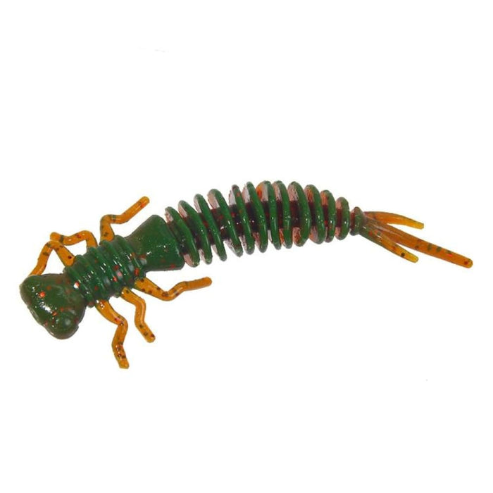 15 Piece 8 Colour Soft Silicone Larvae Bait 75mm Size