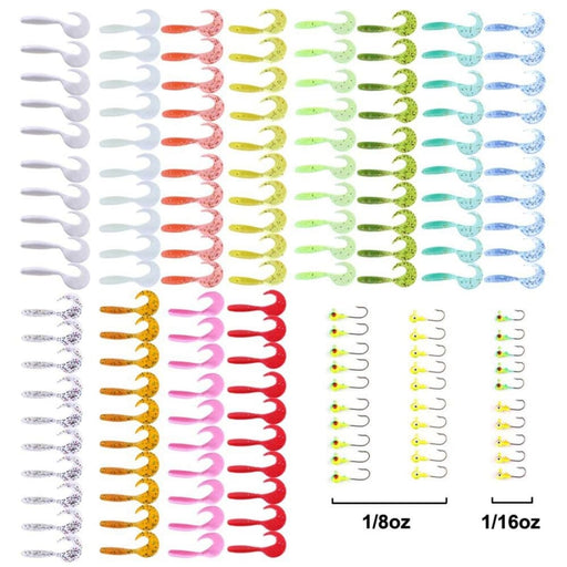 150 Piece Outdoor Fishing Lure Set 6.5cm/2g For Effective