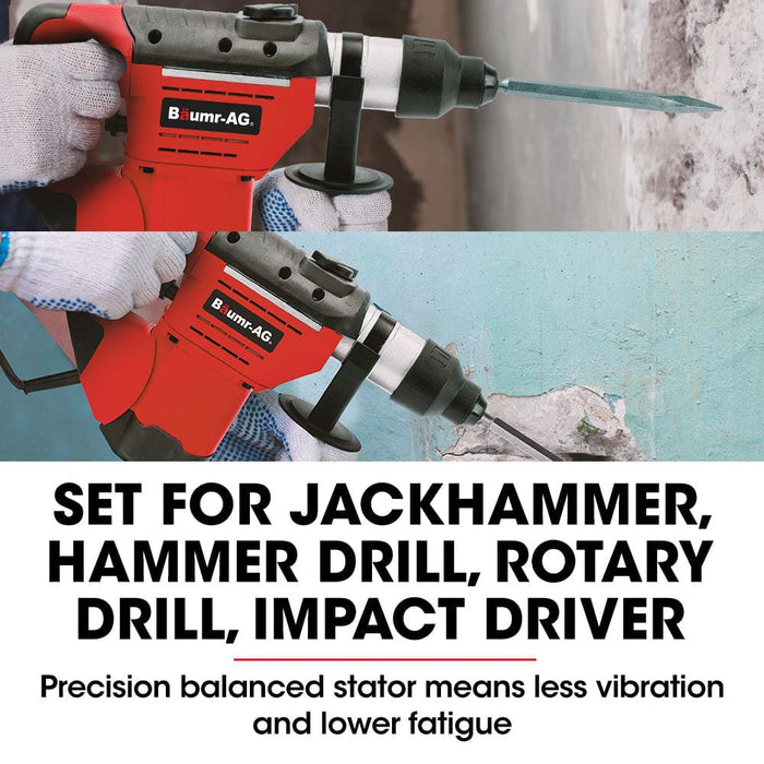 1500w Pro-grade Electric Rotary Jackhammer Hammer Drill