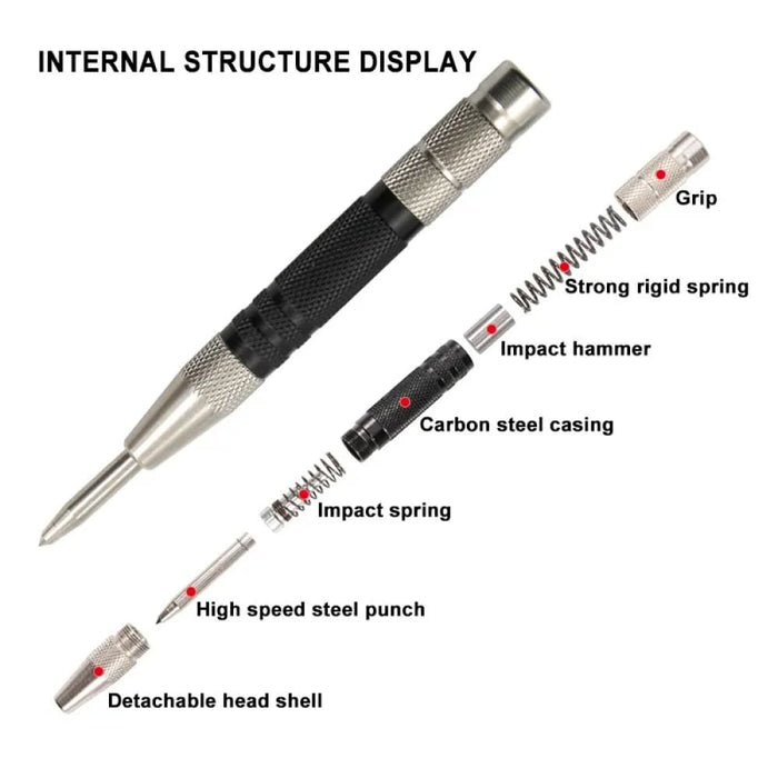 155mm Woodworking Automatic Spring Locator Glass Strike
