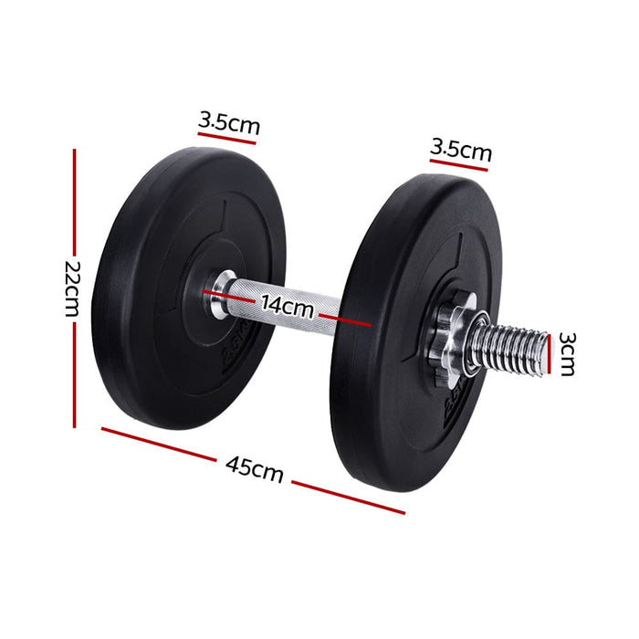 Goslash Picks 15kg Dumbbells Dumbbell Set Weight Training