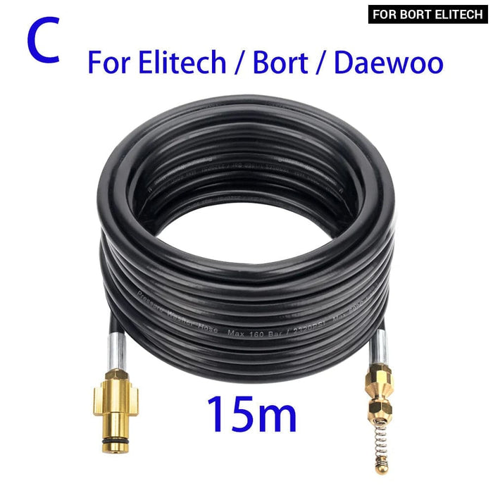 15m High Pressure Sewer Jetting Kit for Pipe Blockages