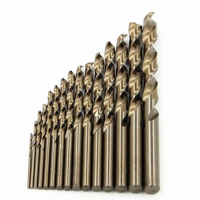 15pc M35 Cobalt Twist Drill Set