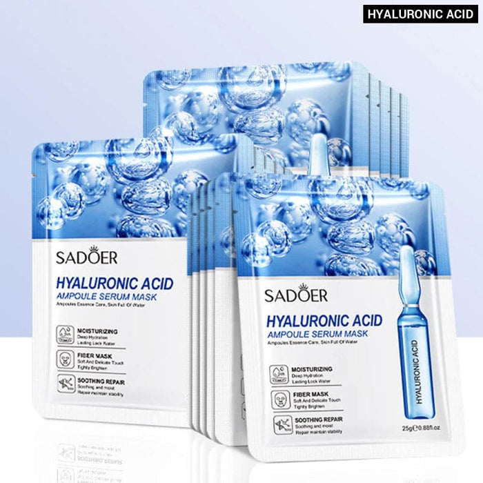 15pcs 24k Gold Hyaluronic Acid Firming Moisturizing