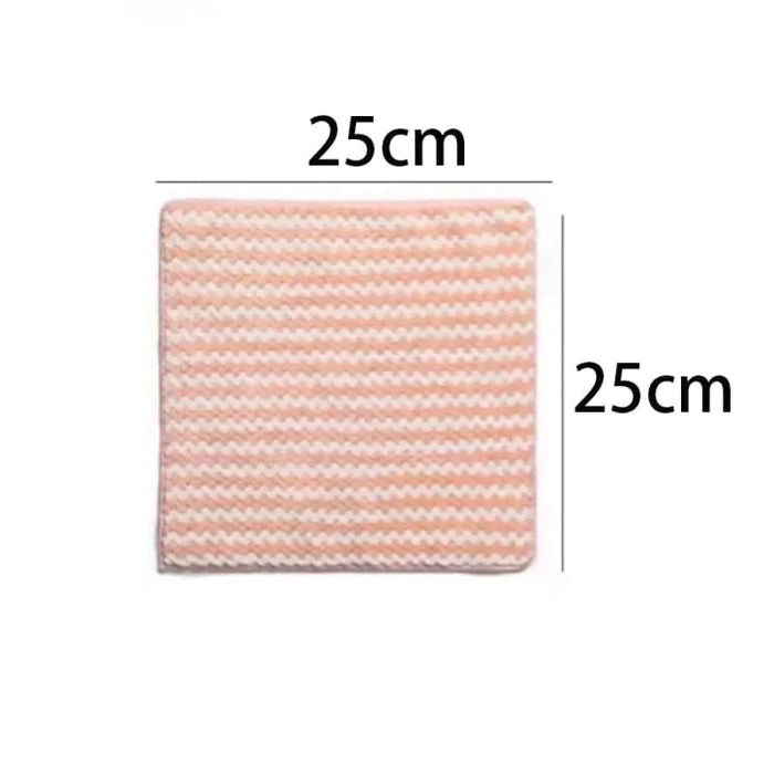 15pcs Coral Fleece Thickened Household Water Absorbs