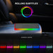 15w 2 In 1 Car Wireless Charger Colourful Light Non Slip Mat