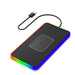 15w 2 In 1 Car Wireless Charger Colourful Light Non Slip Mat