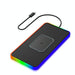 15w 2 In 1 Car Wireless Charger Colourful Light Non Slip Mat
