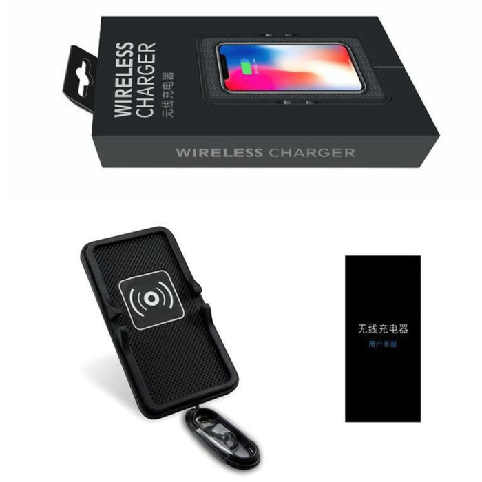 15w 2 In 1 Car Wireless Charger Pad