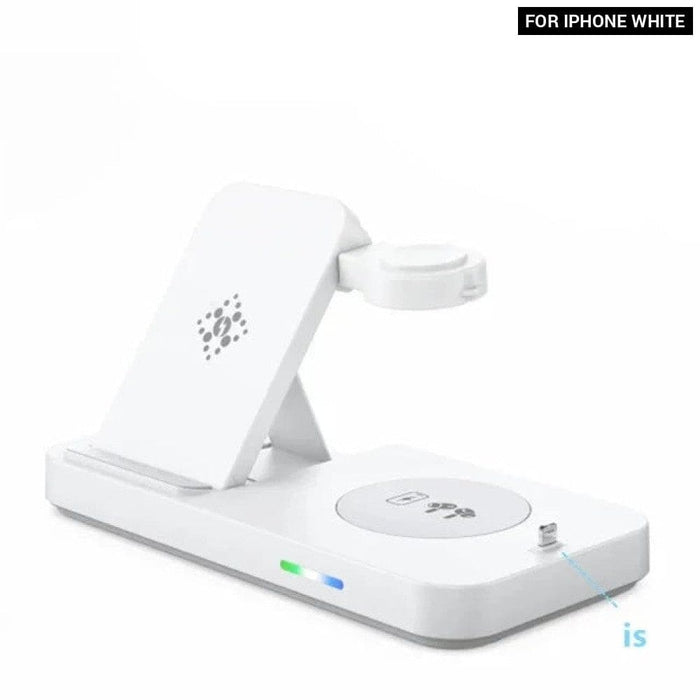 15w 3 in 1 Foldable Qi Fast Wireless Charging Station