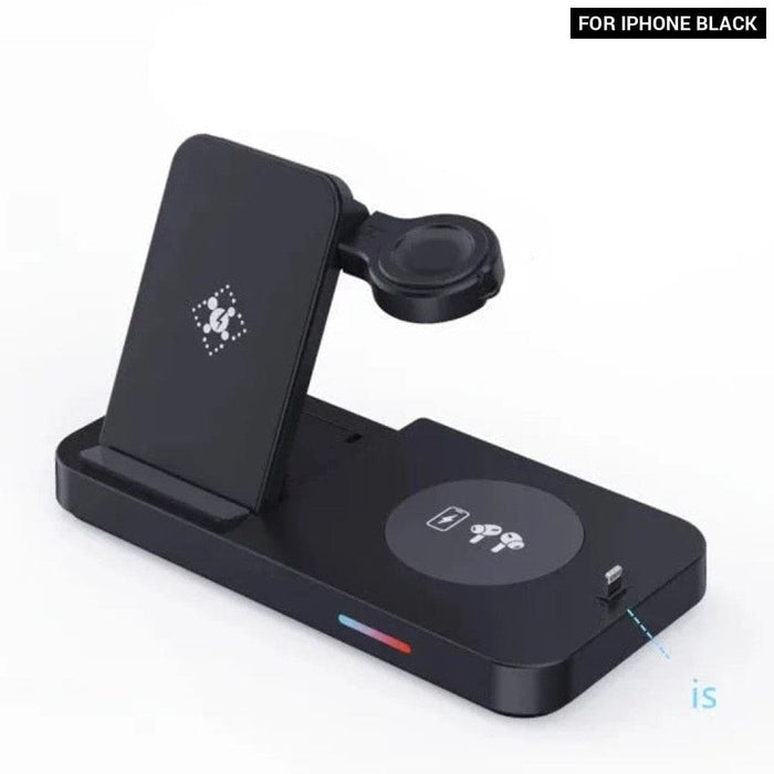 15w 3 in 1 Foldable Qi Fast Wireless Charging Station