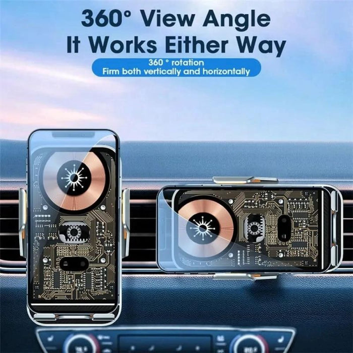 15w Fast Wireless Charger Infrared Sensor For Car Navigation