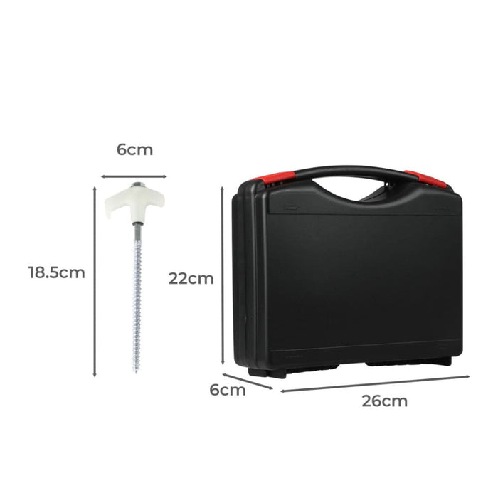 Goslash Picks 15x Tent Pegs Heavy Duty Steel Glow