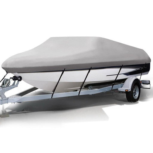 16 - 18.5 Foot Waterproof Boat Cover Grey