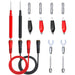 16 Piece Multimeter Test Leads Kit With Alligator Clips