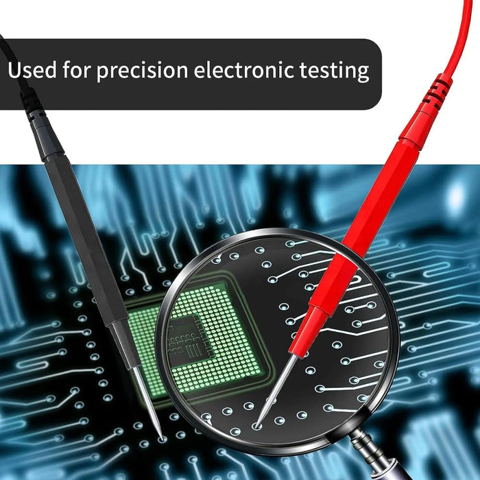 16 Piece Multimeter Test Leads Kit With Alligator Clips