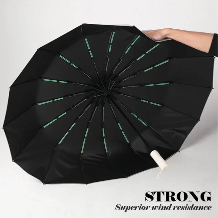 16k Double Bones Windproof Umbrella for Business Travel