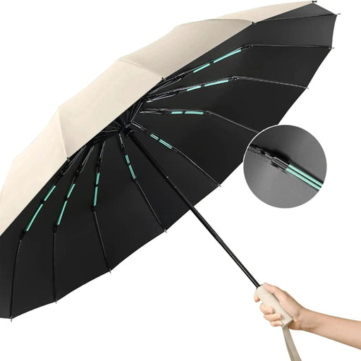 16k Double Bones Windproof Umbrella for Business Travel