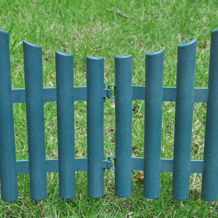 17 Pcs Lawn Dividers 10 m Green Aoxxk