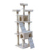 170cm Cat Scratching Post Tree House Tower with Ladder