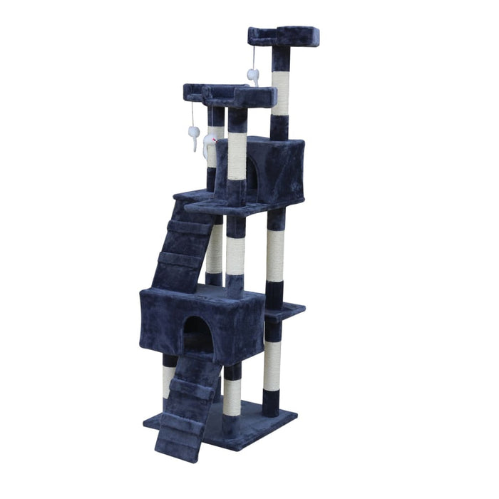 170cm Cat Scratching Post Tree House Tower with Ladder