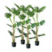 4x 175cm Green Artificial Indoor Turtle Back Tree Fake Fern