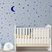 177pcs Moon And Stars Wall Stickers For Kids Room