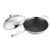 2x 18 10 Stainless Steel Fry Pan 32cm Frying Top Grade Non