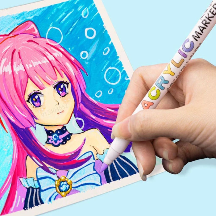 18 Colour Acrylic Paint Pens