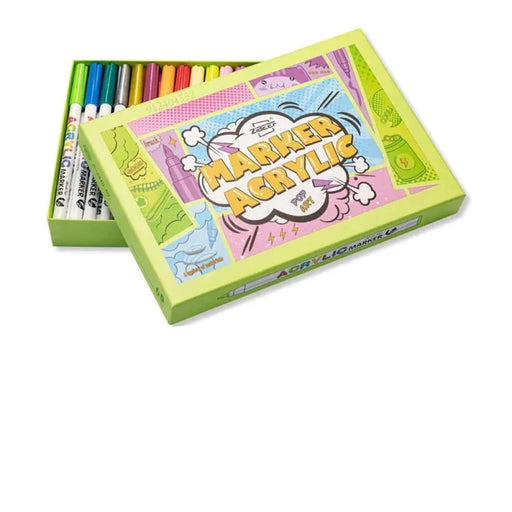 18 Colour Acrylic Paint Pens