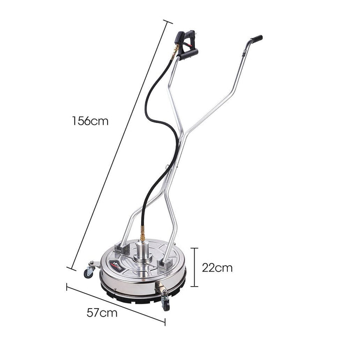 18’ Stainless Steel Pressure Washer Surface Cleaner