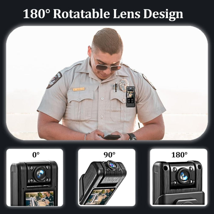 180 Rotating Hd Outdoor Sports Camera For Law Enforcement