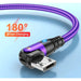 180 Rotating Micro Usb Cable for Fast Charging