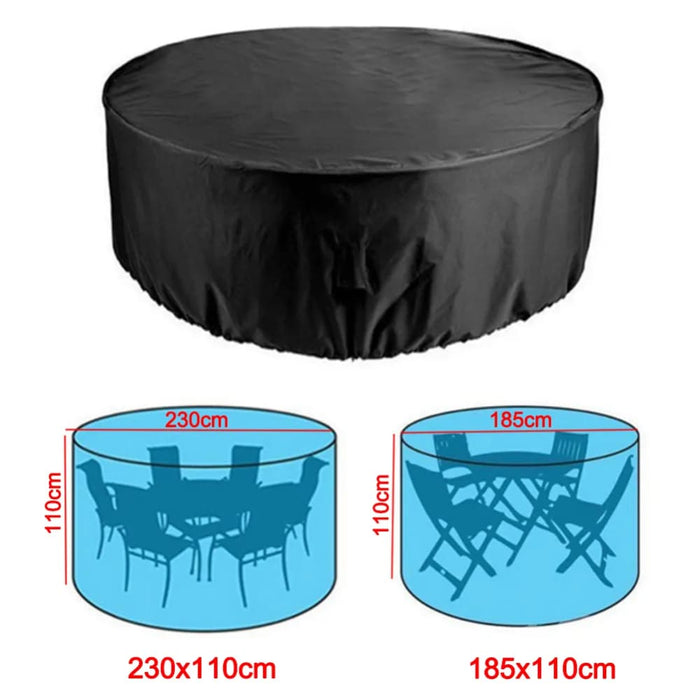 180*95 Round Cover Outdoor Garden Furniture Waterproof