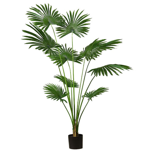180cm Artificial Natural Green Fan Palm Tree Fake Tropical