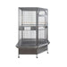 185cm Xxl Corner Bird Cage Pet Parrot Aviary Perch Castor