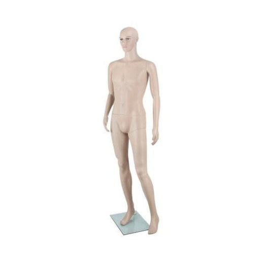186cm Tall Full Body Male Mannequin - Skin Coloured