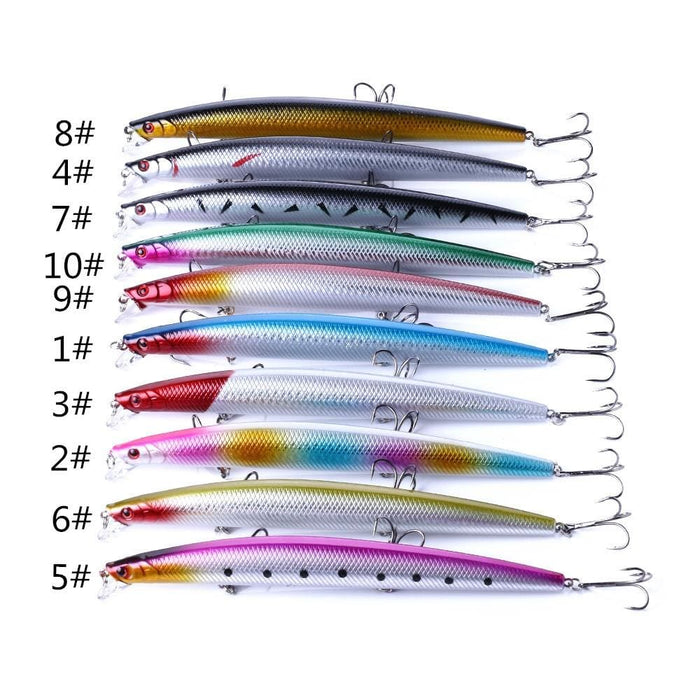 18cm 26g Long Distance Casting Sea Fishing Minnow Baits 10