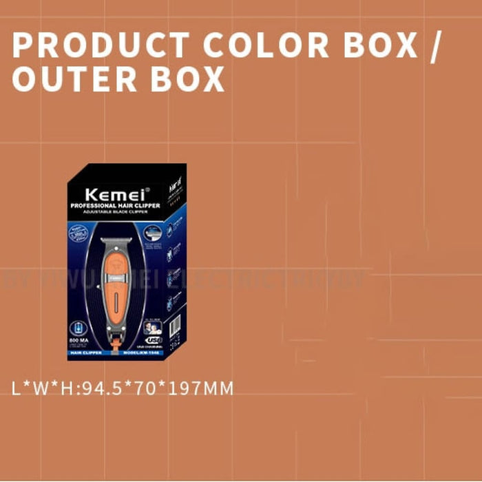 Km-1946 Professional Men’s Hair Clipper Usb Noise Reduction