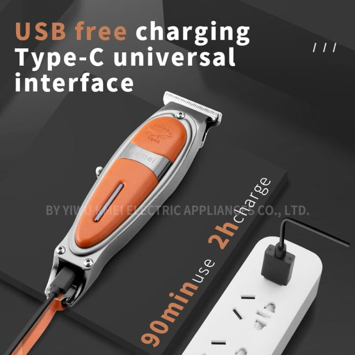 Km-1946 Professional Men’s Hair Clipper Usb Noise Reduction