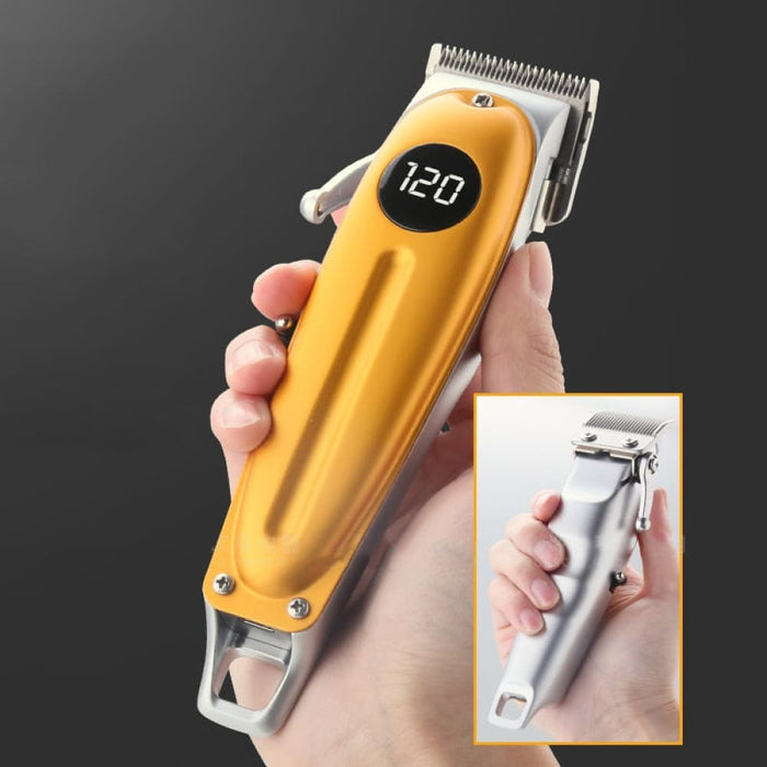 Km-1955 Metal Body Professional Lcd Hair Trimmer for Men