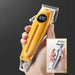 Km-1955 Metal Body Professional Lcd Hair Trimmer for Men