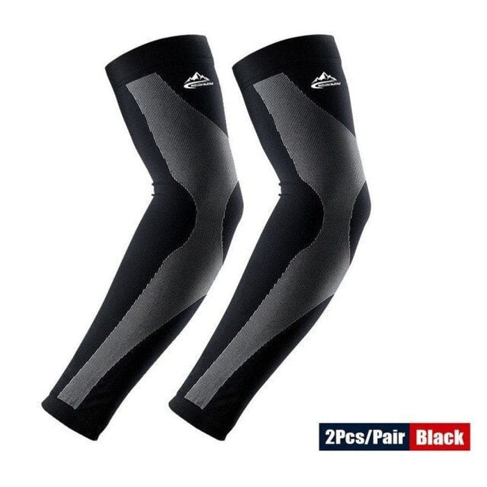 1pair Anti-uv Sun Protection Moisture Wicking Arm Sleeves