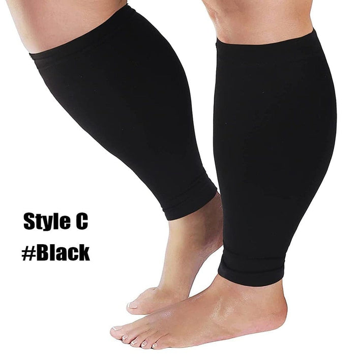 1pair Calf Compression Knee High Stockings for Men Women
