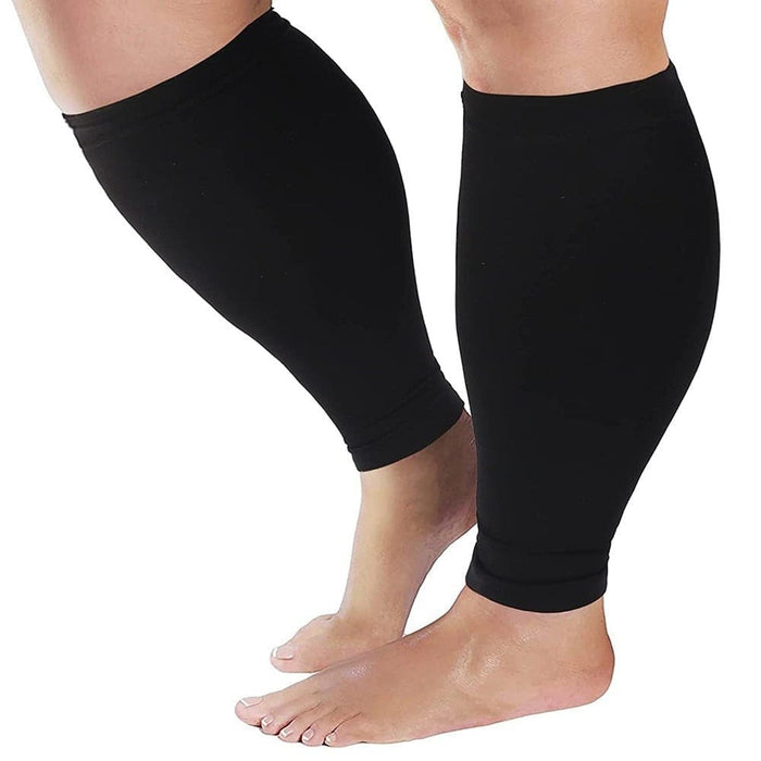 1pair Calf Compression Knee High Stockings for Men Women