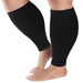 1pair Calf Compression Knee High Stockings for Men Women