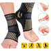 1pair Copper Infused Ankle Braces for Men Women Stabilizer